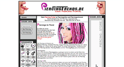 Desktop Screenshot of piercingtrends.de